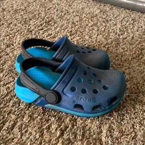 Little boys size 8 crocs!